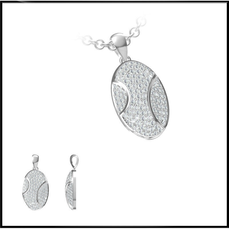 4000 Pendant Earrings Set Jcd models with 1 render 3D print model_147