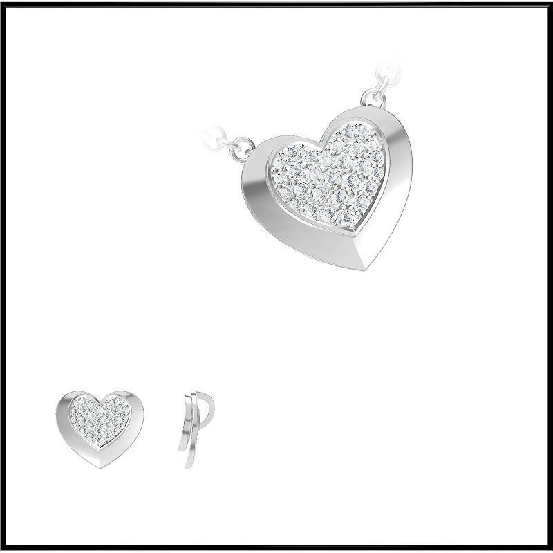 4000 Pendant Earrings Set Jcd models with 1 render 3D print model_122