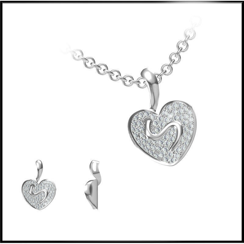 4000 Pendant Earrings Set Jcd models with 1 render 3D print model_123