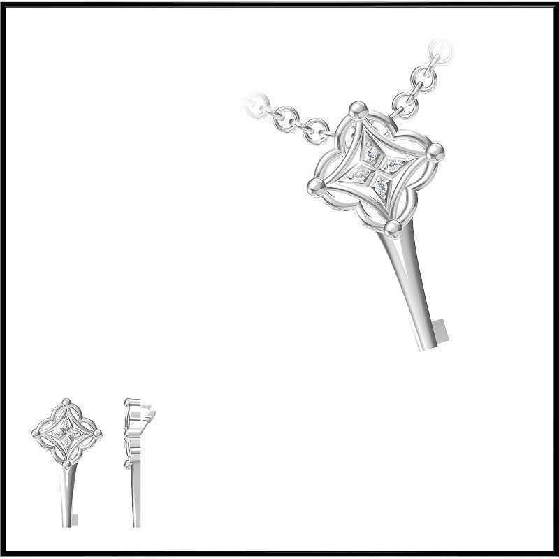 4000 Pendant Earrings Set Jcd models with 1 render 3D print model_118