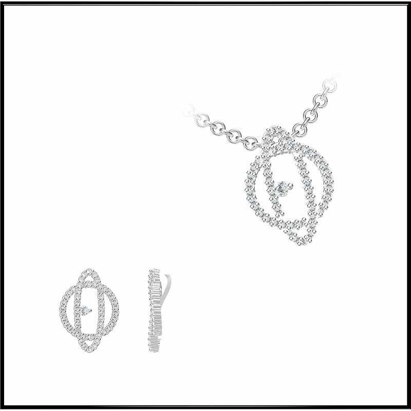 4000 Pendant Earrings Set Jcd models with 1 render 3D print model_103