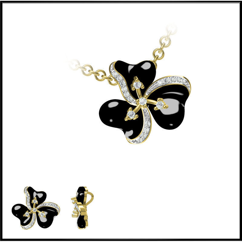 4000 Pendant Earrings Set Jcd models with 1 render 3D print model_98