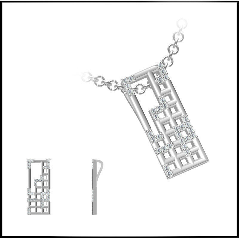 4000 Pendant Earrings Set Jcd models with 1 render 3D print model_81