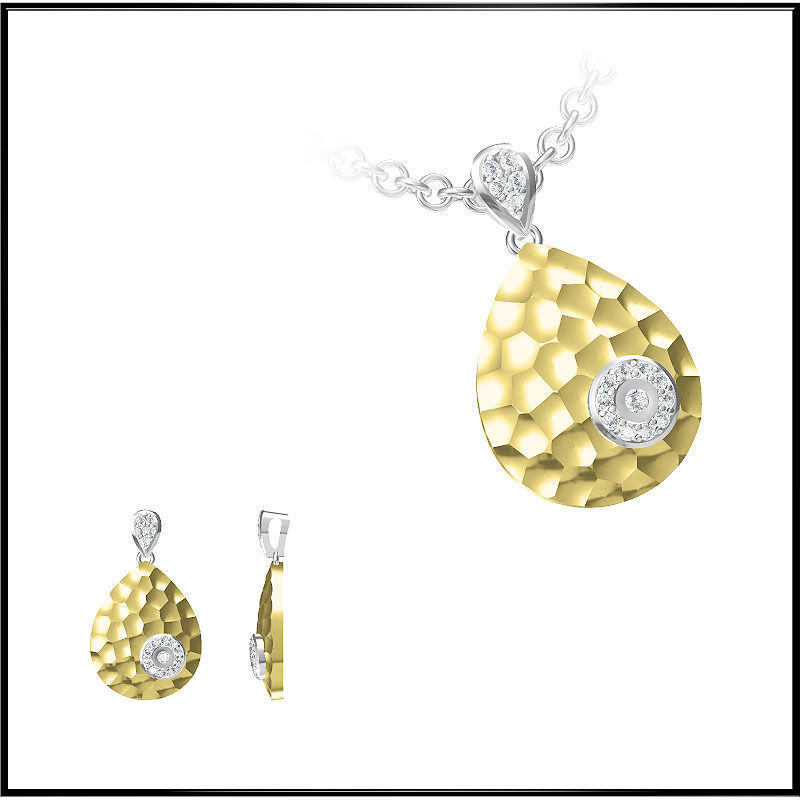 4000 Pendant Earrings Set Jcd models with 1 render 3D print model_84
