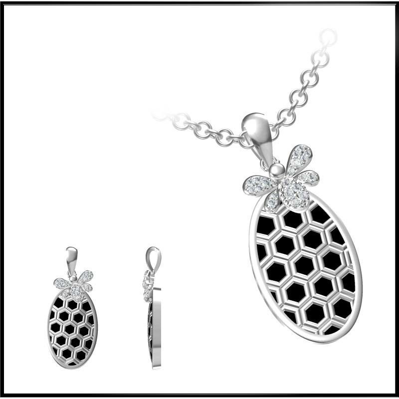 4000 Pendant Earrings Set Jcd models with 1 render 3D print model_30