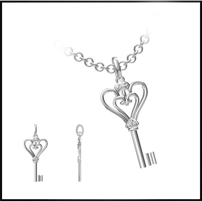 4000 Pendant Earrings Set Jcd models with 1 render 3D print model_109