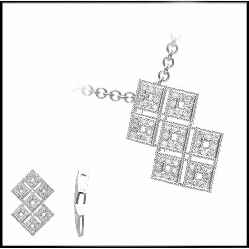4000 Pendant Earrings Set Jcd models with 1 render 3D print model_39