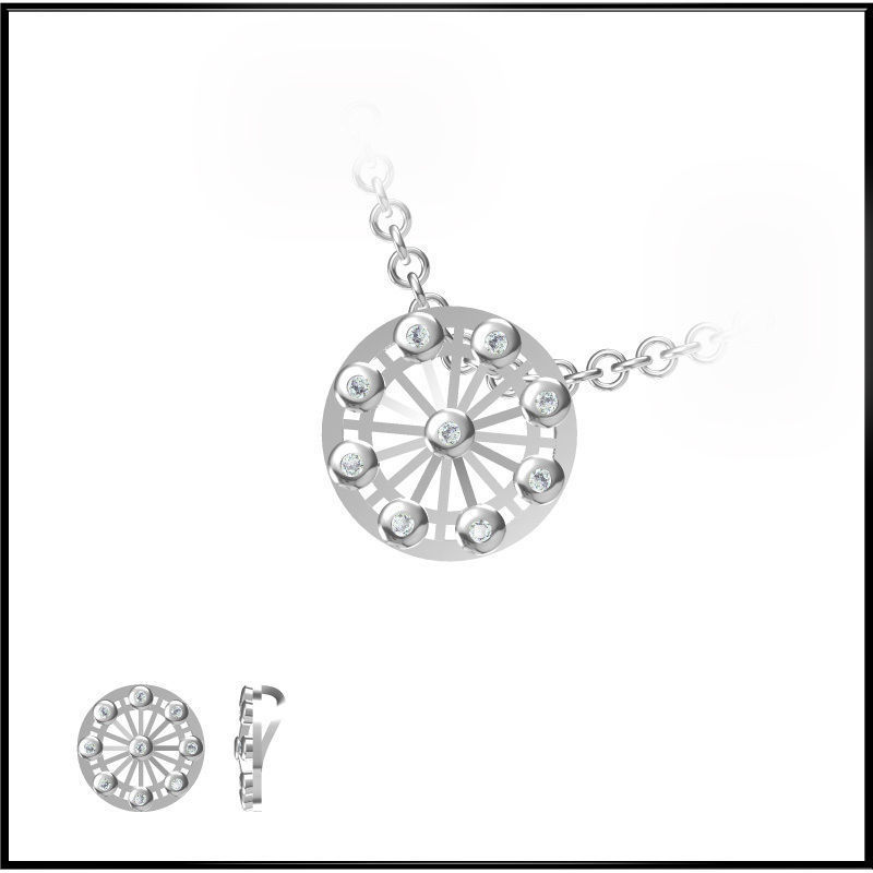 4000 Pendant Earrings Set Jcd models with 1 render 3D print model_99