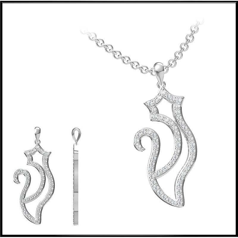 4000 Pendant Earrings Set Jcd models with 1 render 3D print model_55