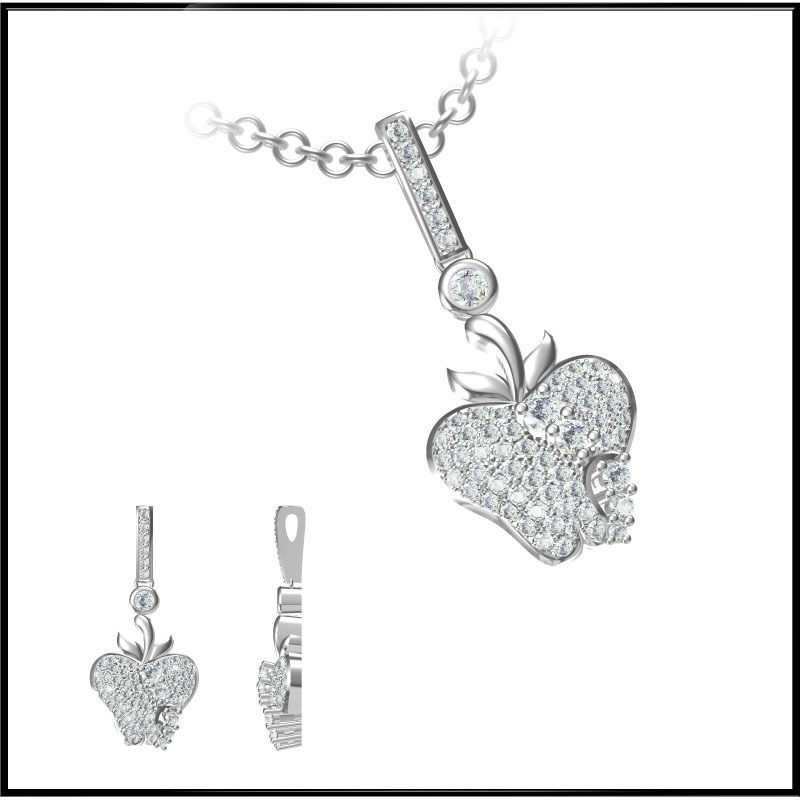 4000 Pendant Earrings Set Jcd models with 1 render 3D print model_138