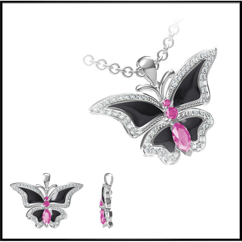 4000 Pendant Earrings Set Jcd models with 1 render 3D print model_76