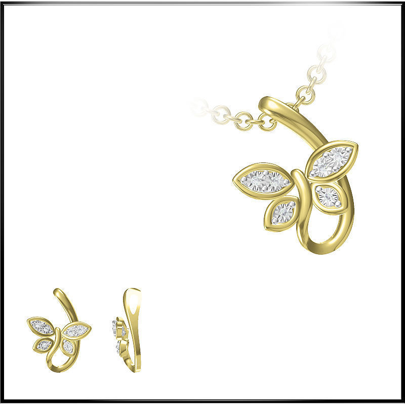 4000 Pendant Earrings Set Jcd models with 1 render 3D print model_19