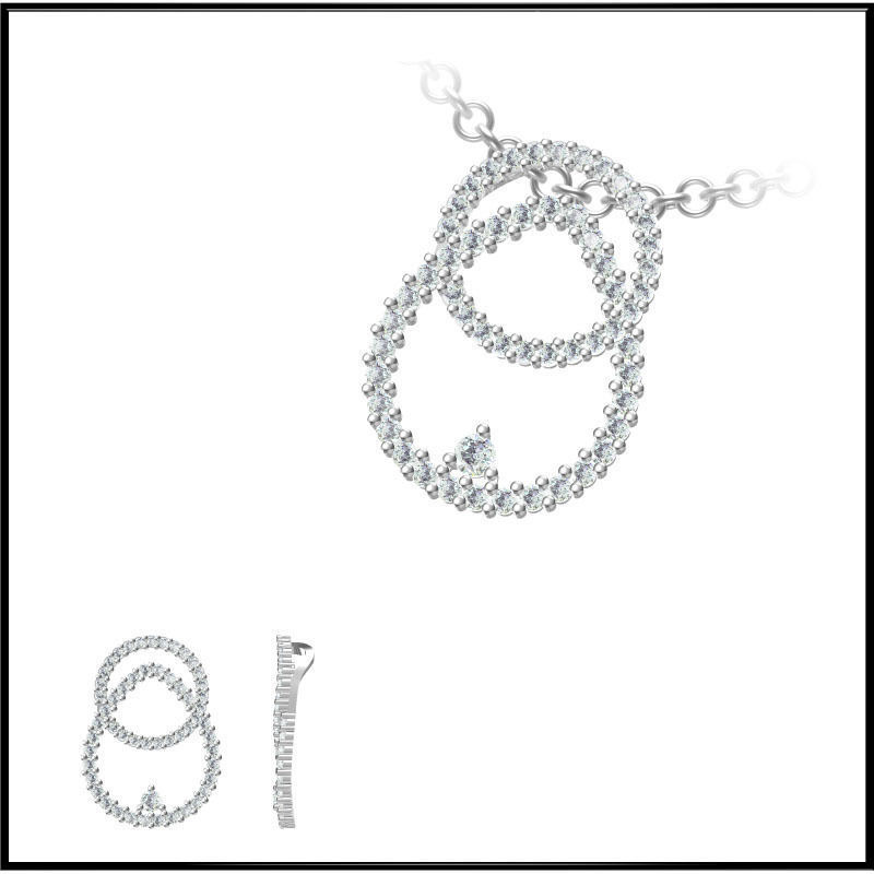 4000 Pendant Earrings Set Jcd models with 1 render 3D print model_102