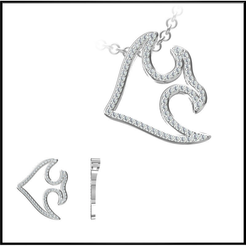 4000 Pendant Earrings Set Jcd models with 1 render 3D print model_58