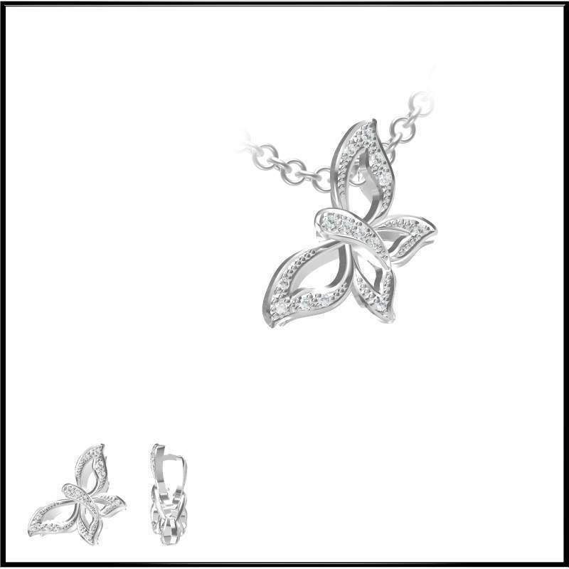 4000 Pendant Earrings Set Jcd models with 1 render 3D print model_23