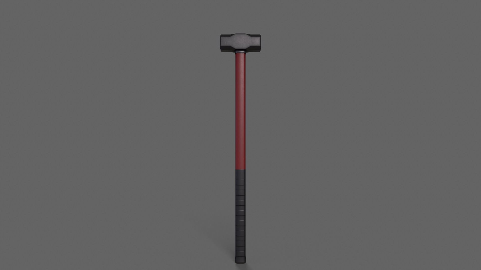PBR Sledge Hammer Low-poly 3D model_12