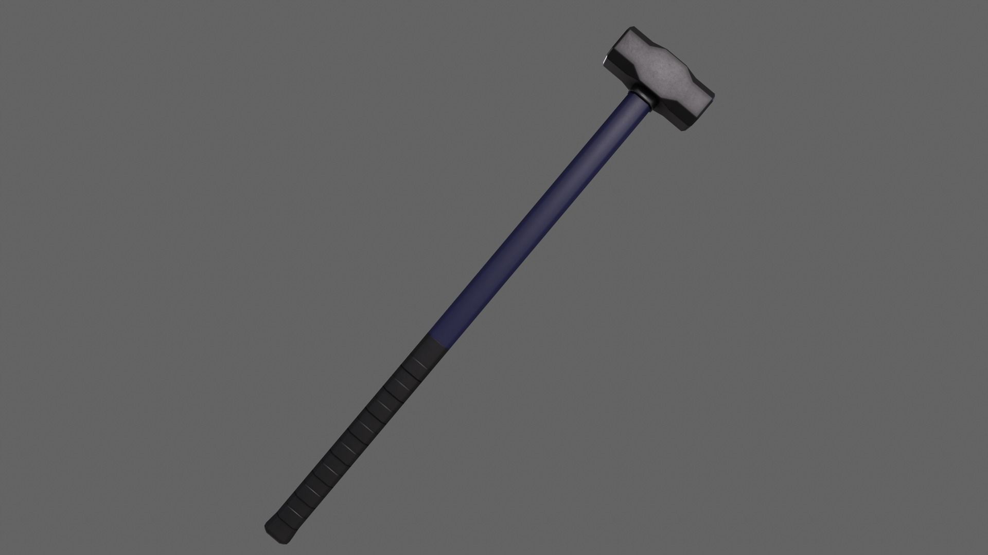PBR Sledge Hammer Low-poly 3D model_26