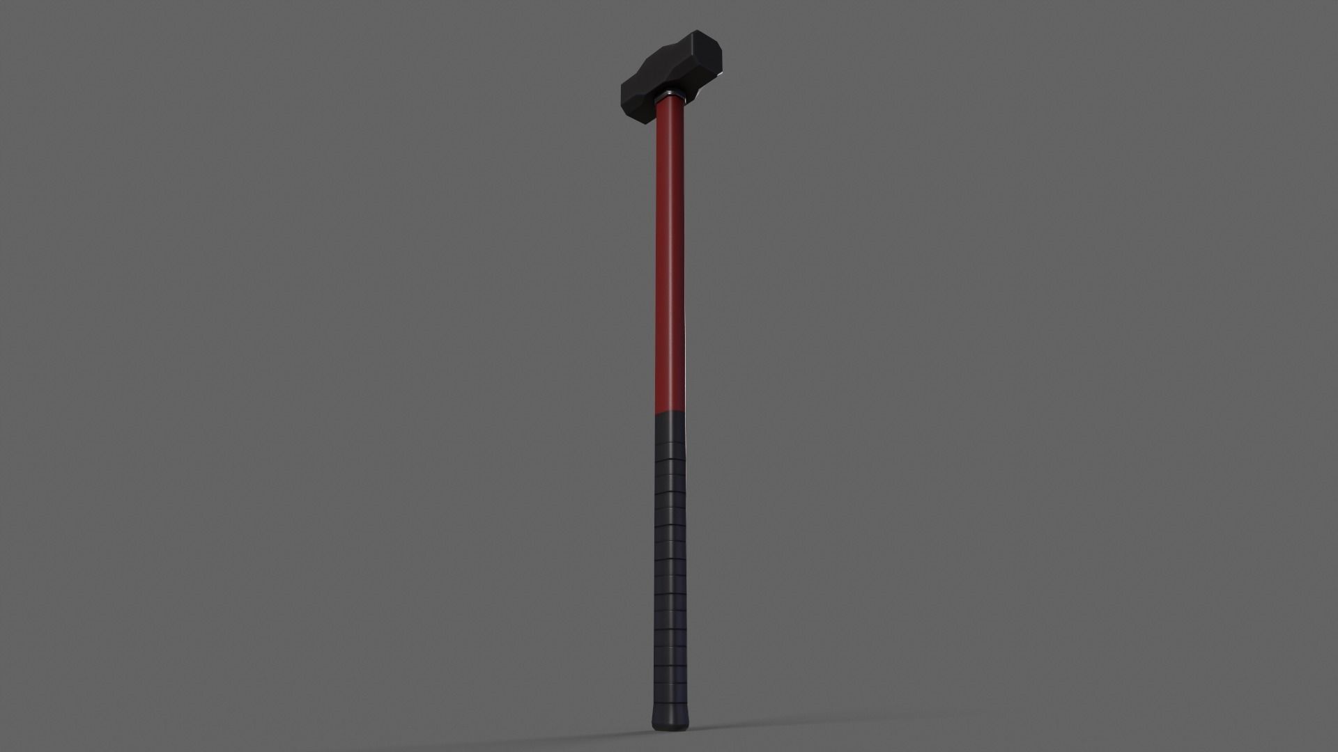 PBR Sledge Hammer Low-poly 3D model_24