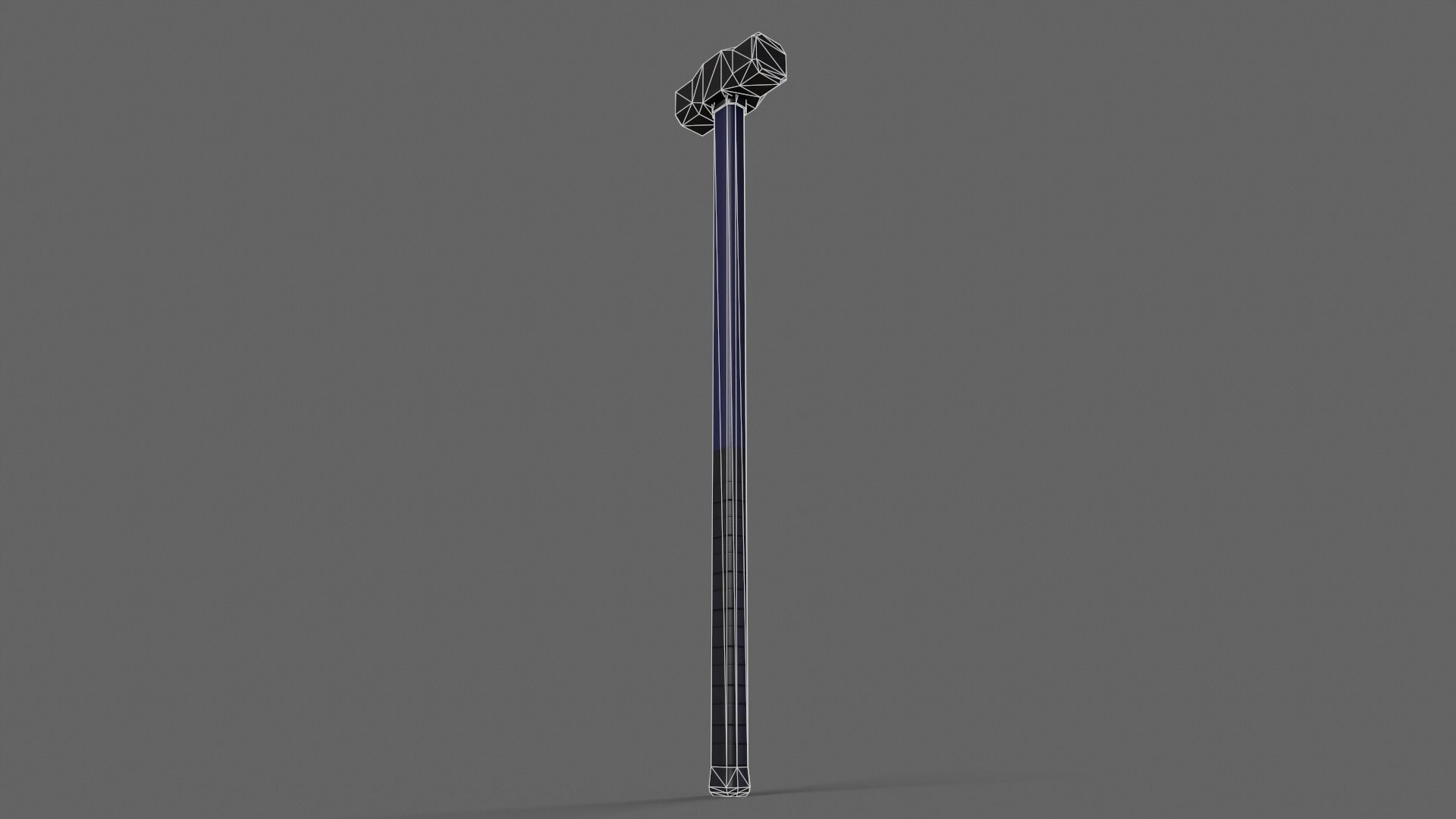 PBR Sledge Hammer Low-poly 3D model_30