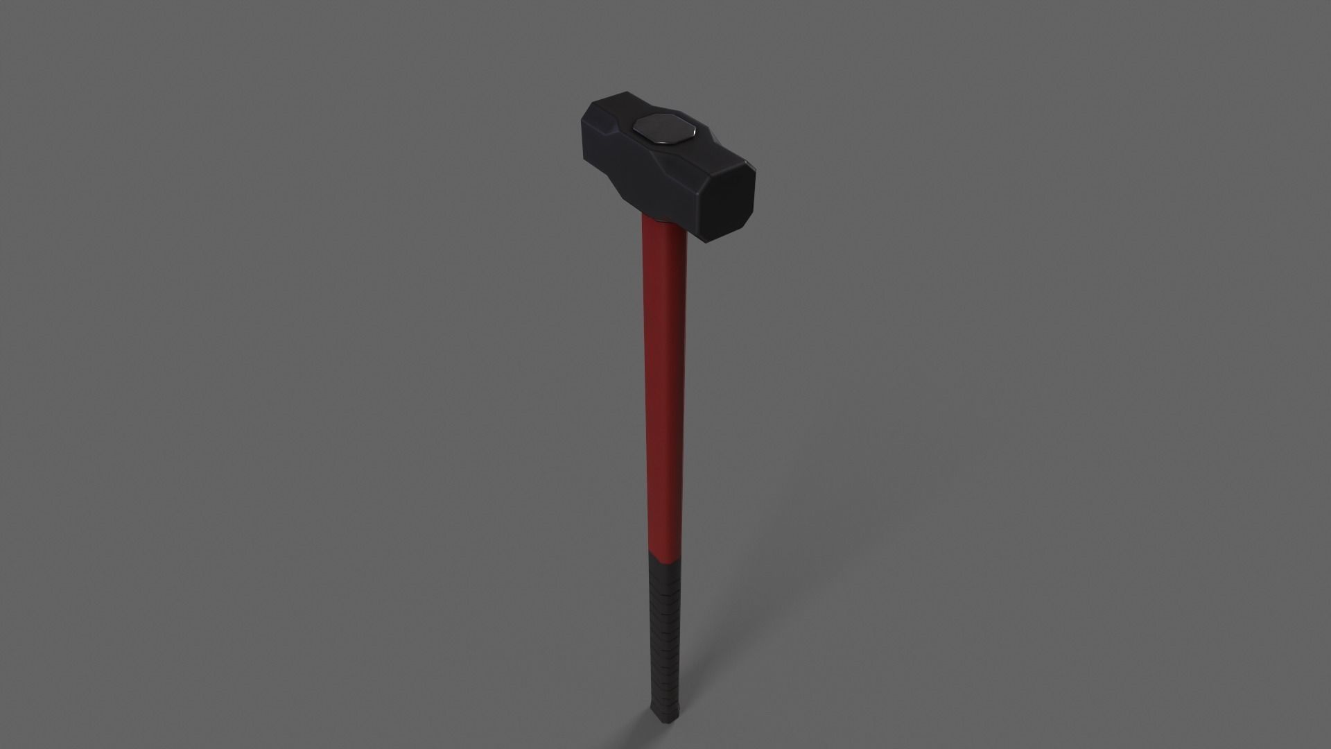 PBR Sledge Hammer Low-poly 3D model_20