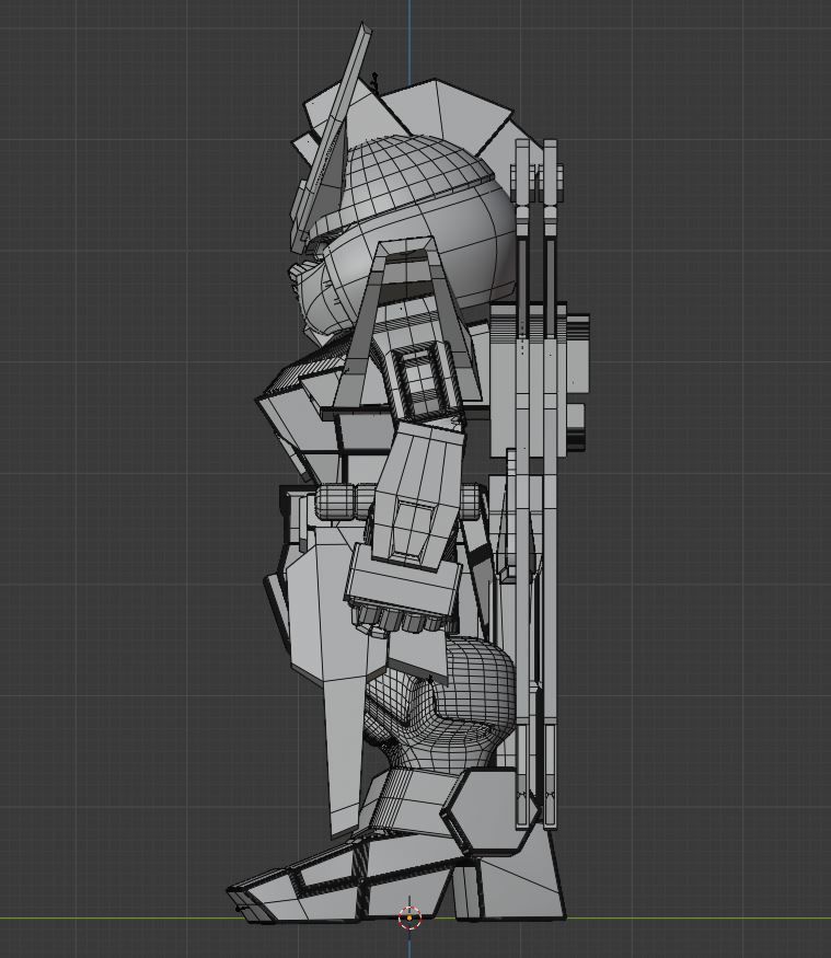 Strike Freedom Gundam SD - Gundam Seed Destiny 3D model_11