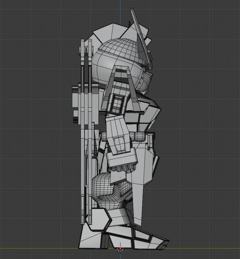 Strike Freedom Gundam SD - Gundam Seed Destiny 3D model_13