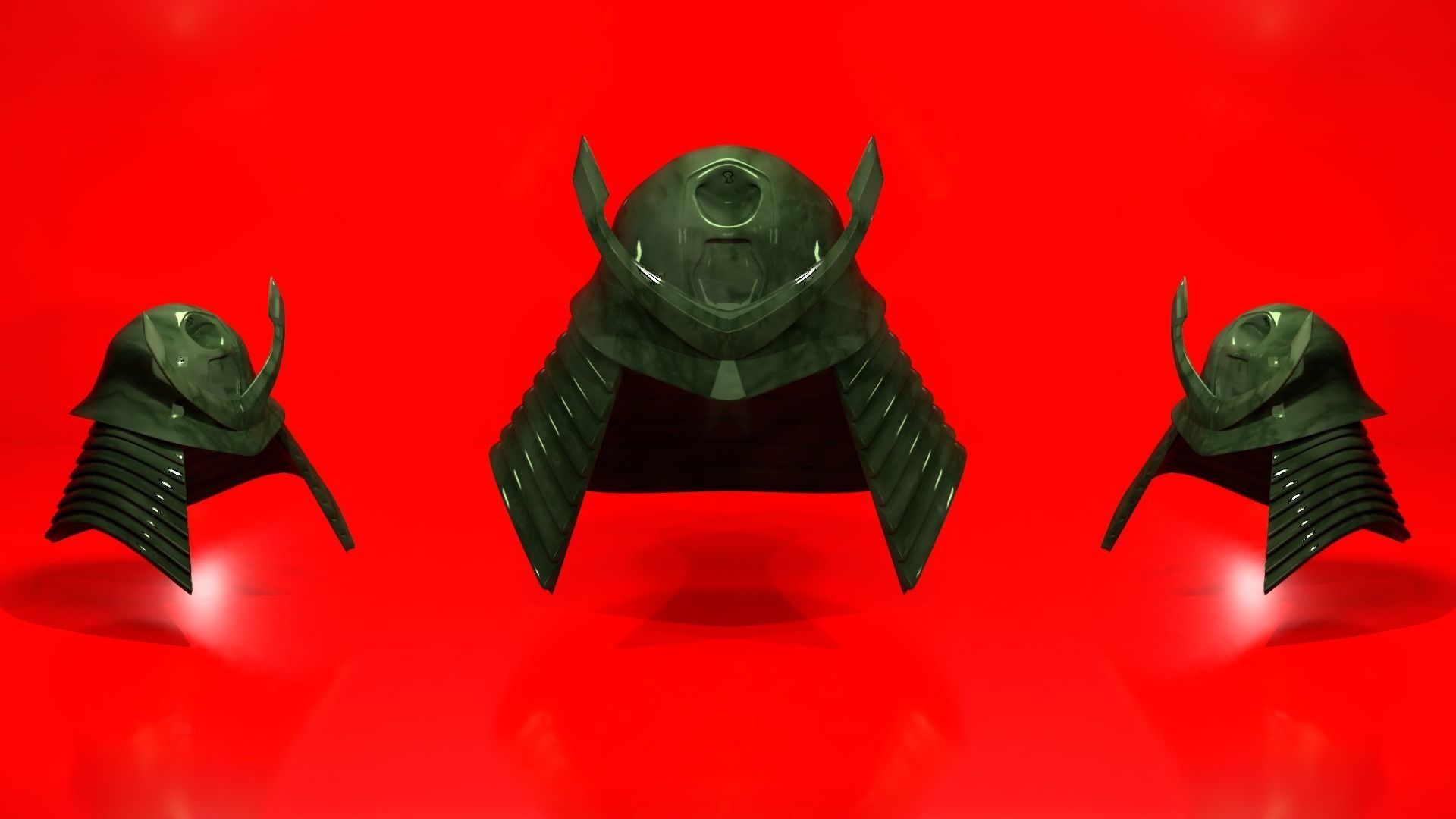 Warrior helmet  3D model_0