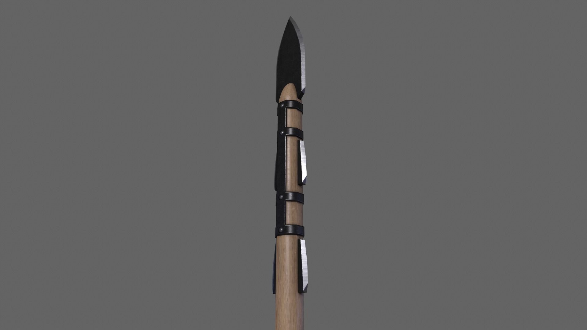 PBR Spear Low-poly 3D model_20