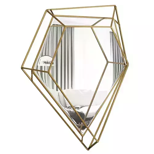 DIAMOND SMALL MIRROR by maisonvalentina