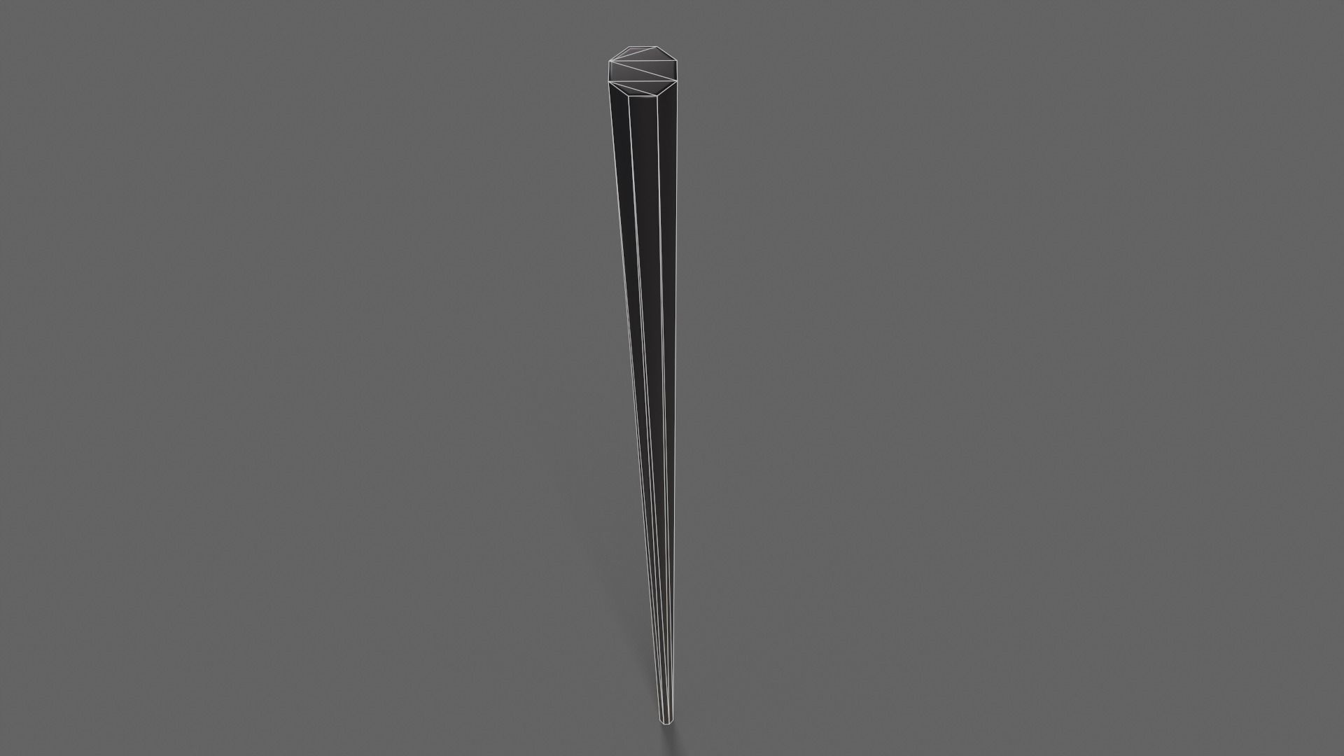 PBR Wushu Stick Low-poly 3D model_13