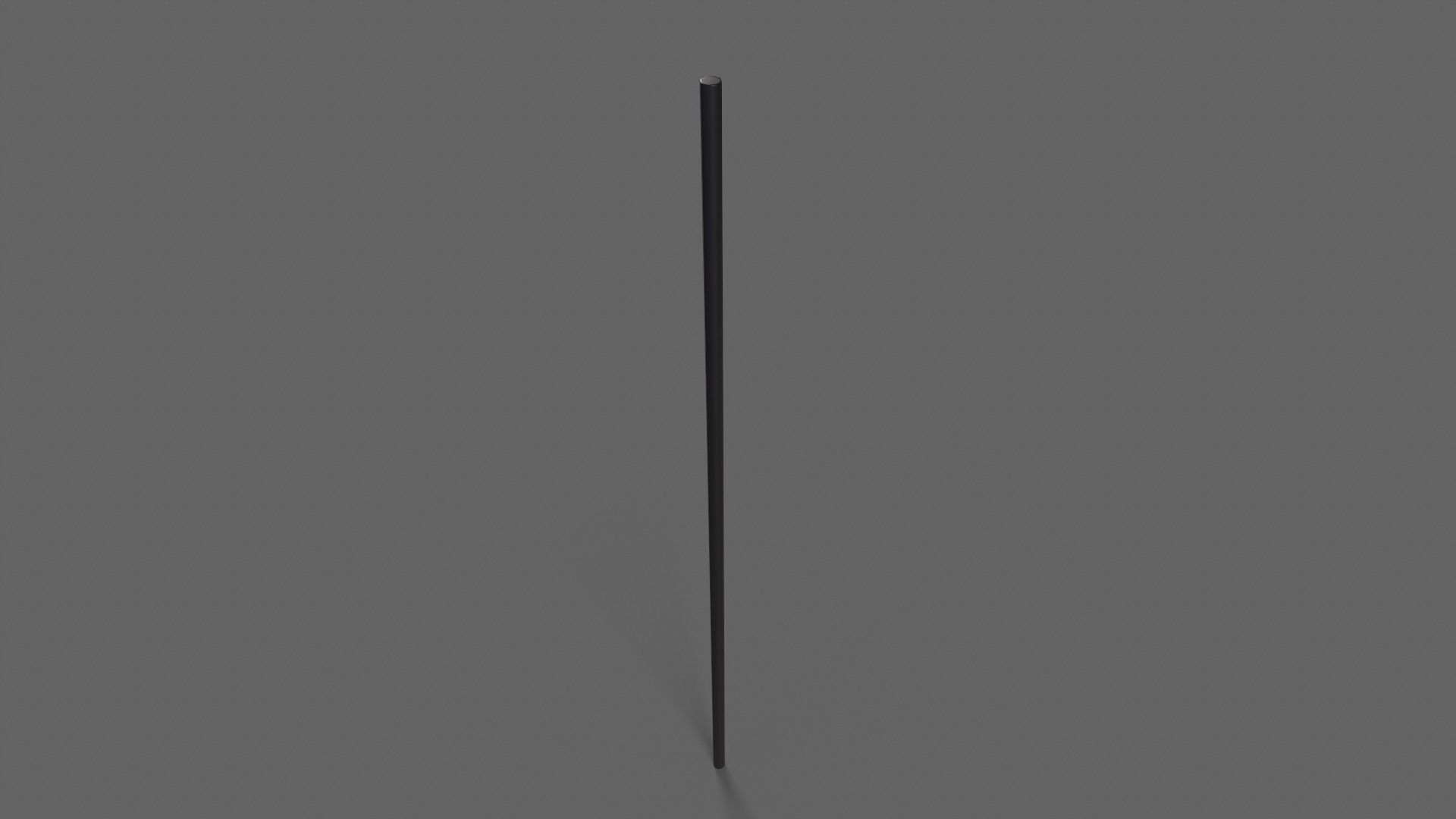 PBR Wushu Stick Low-poly 3D model_16