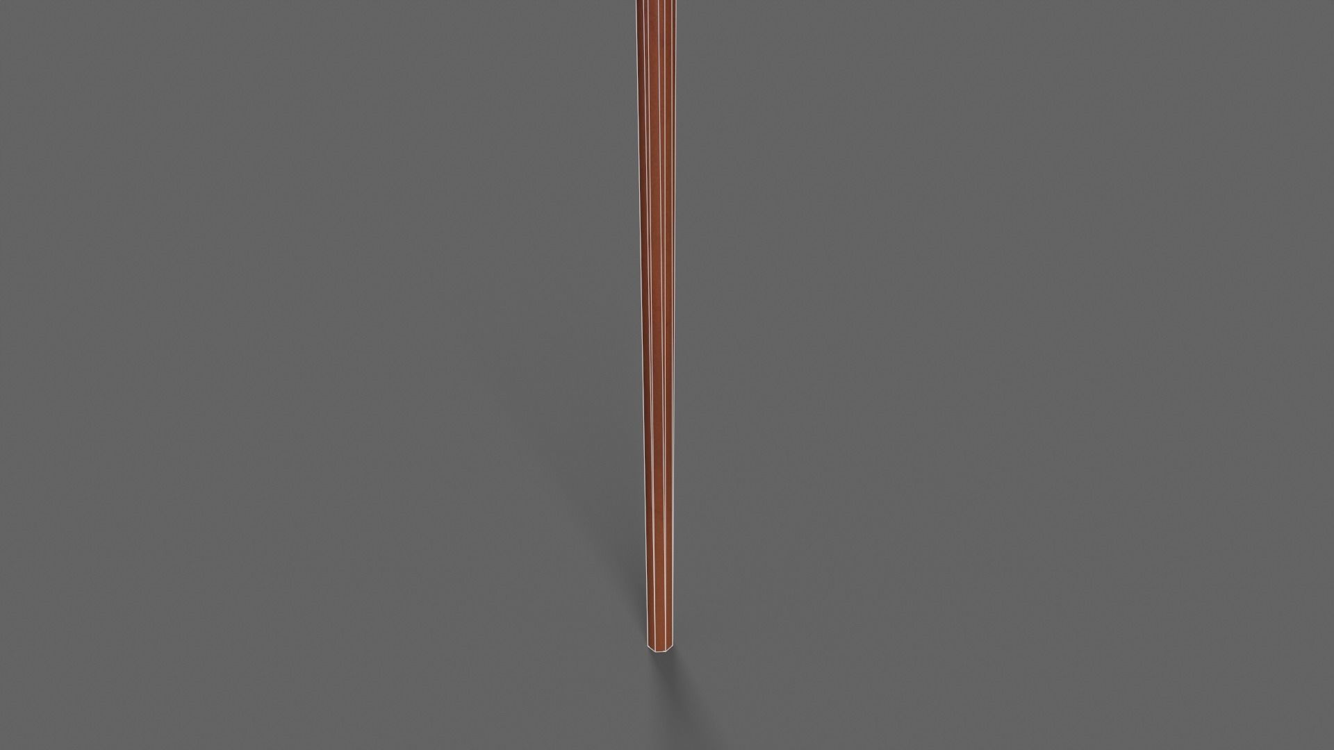 PBR Wushu Stick Low-poly 3D model_19