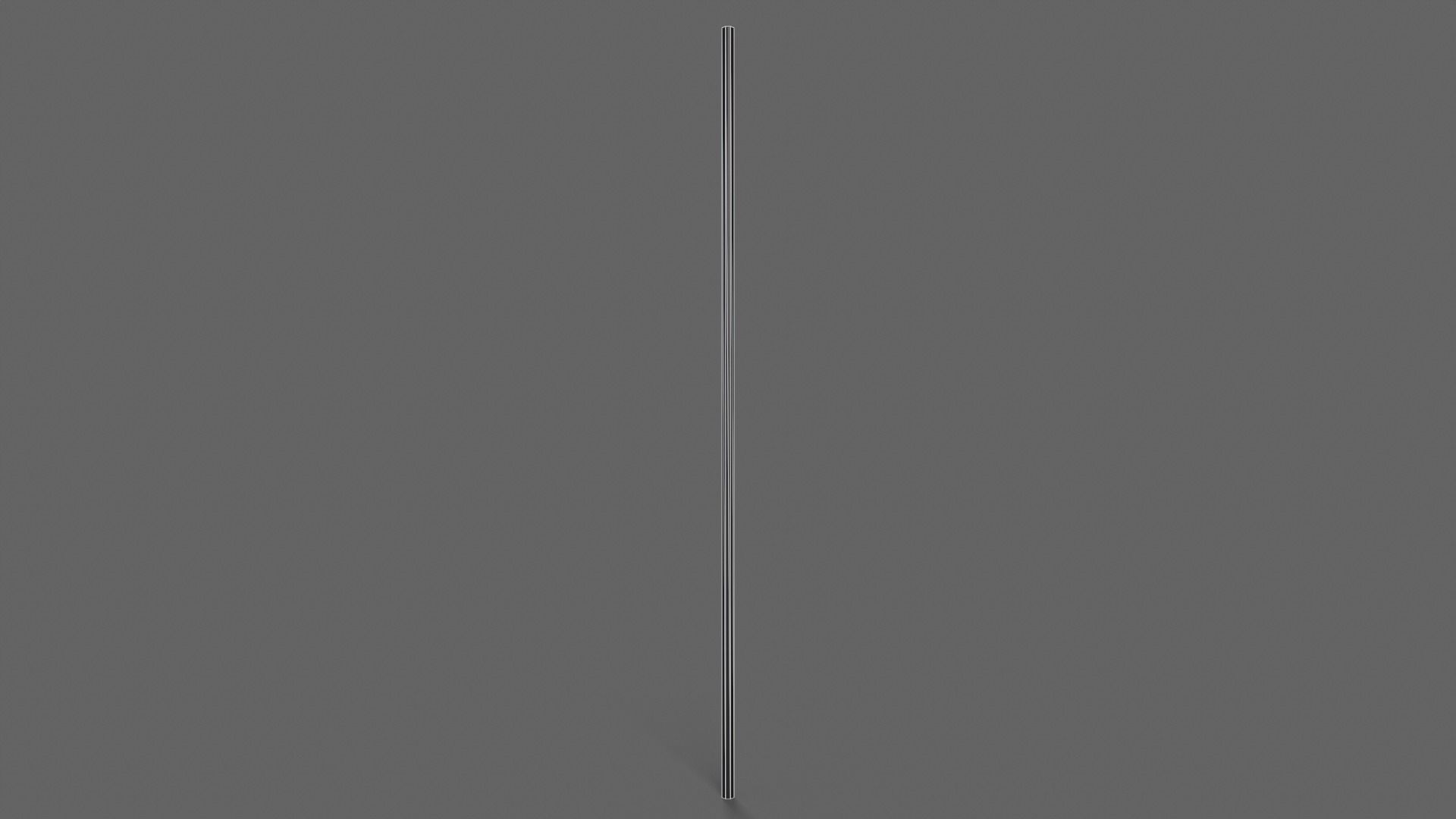 PBR Wushu Stick Low-poly 3D model_9