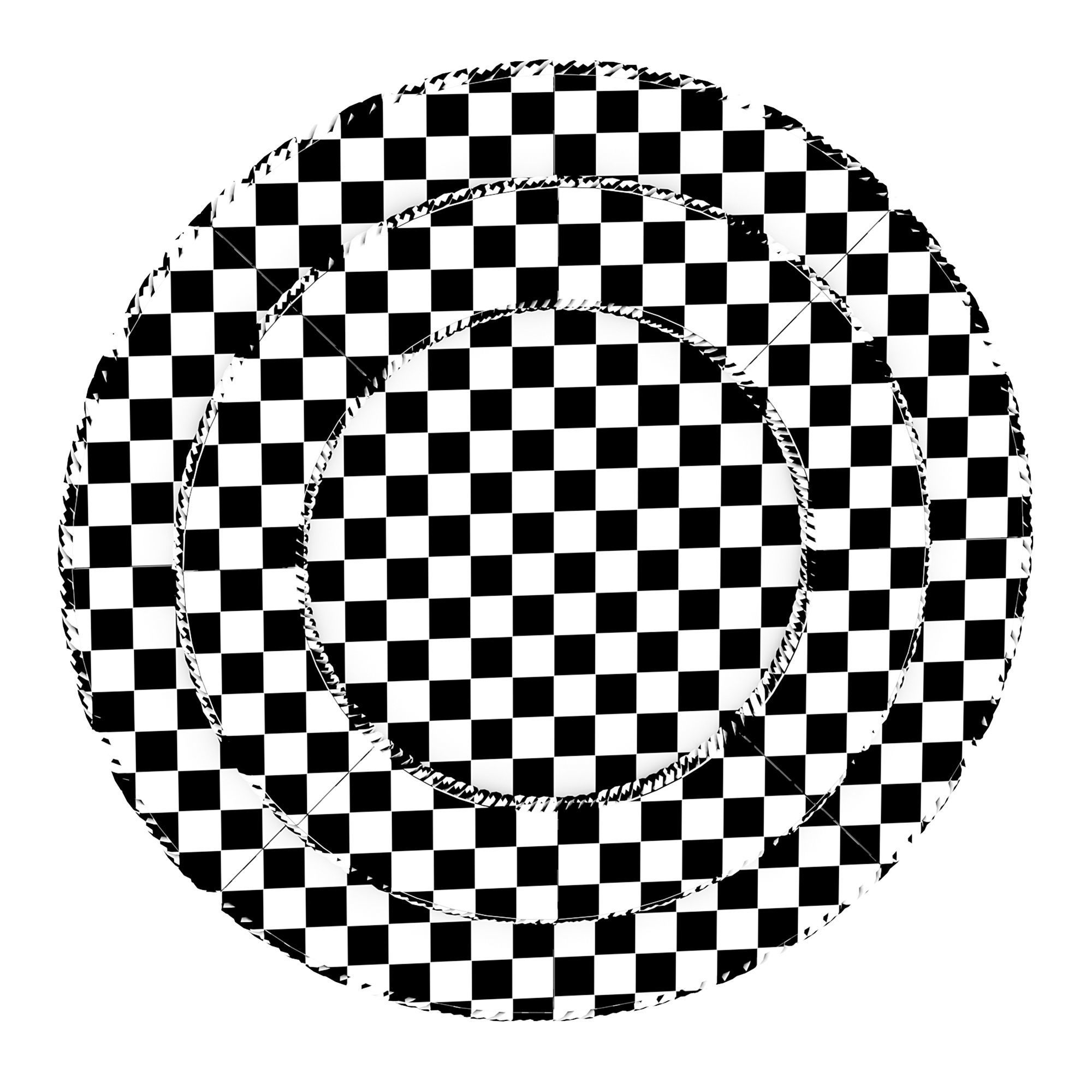 Crown mirror  3D model_6