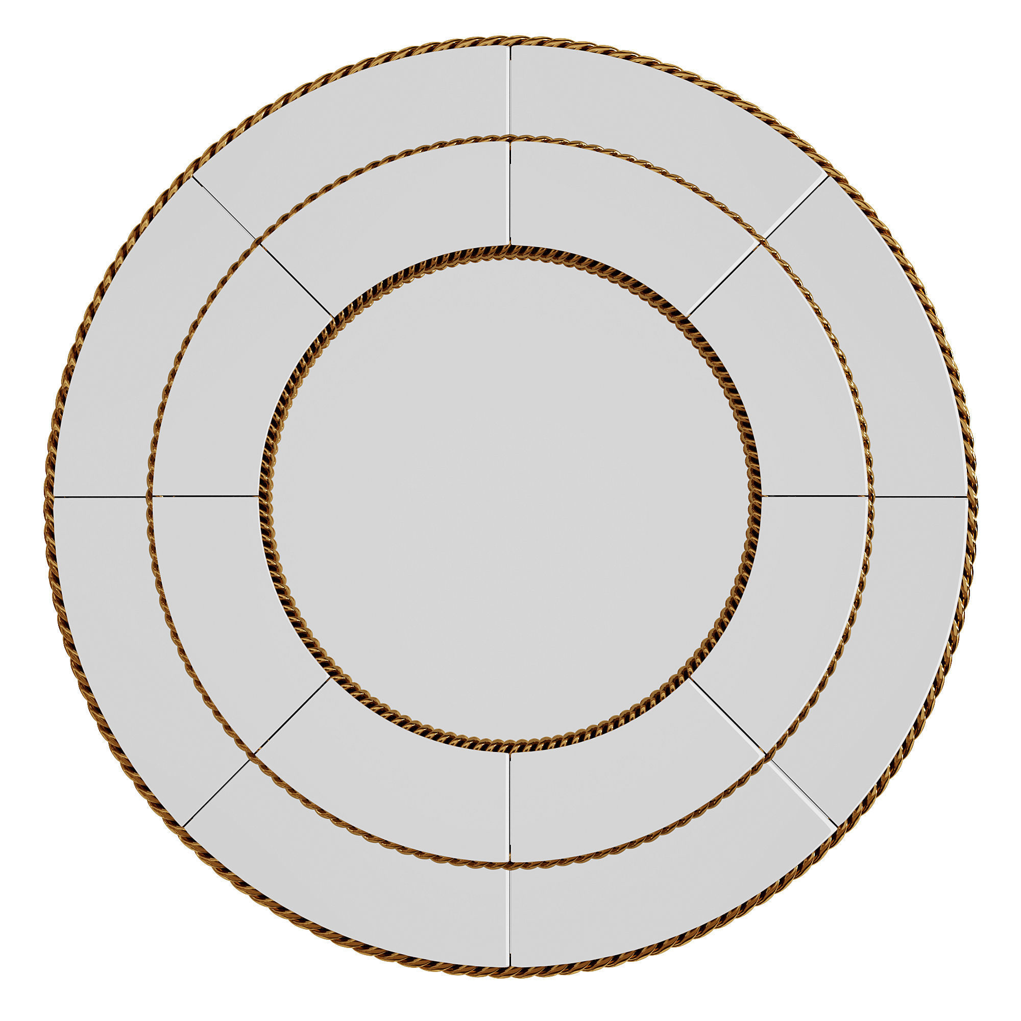 Crown mirror  3D model_3