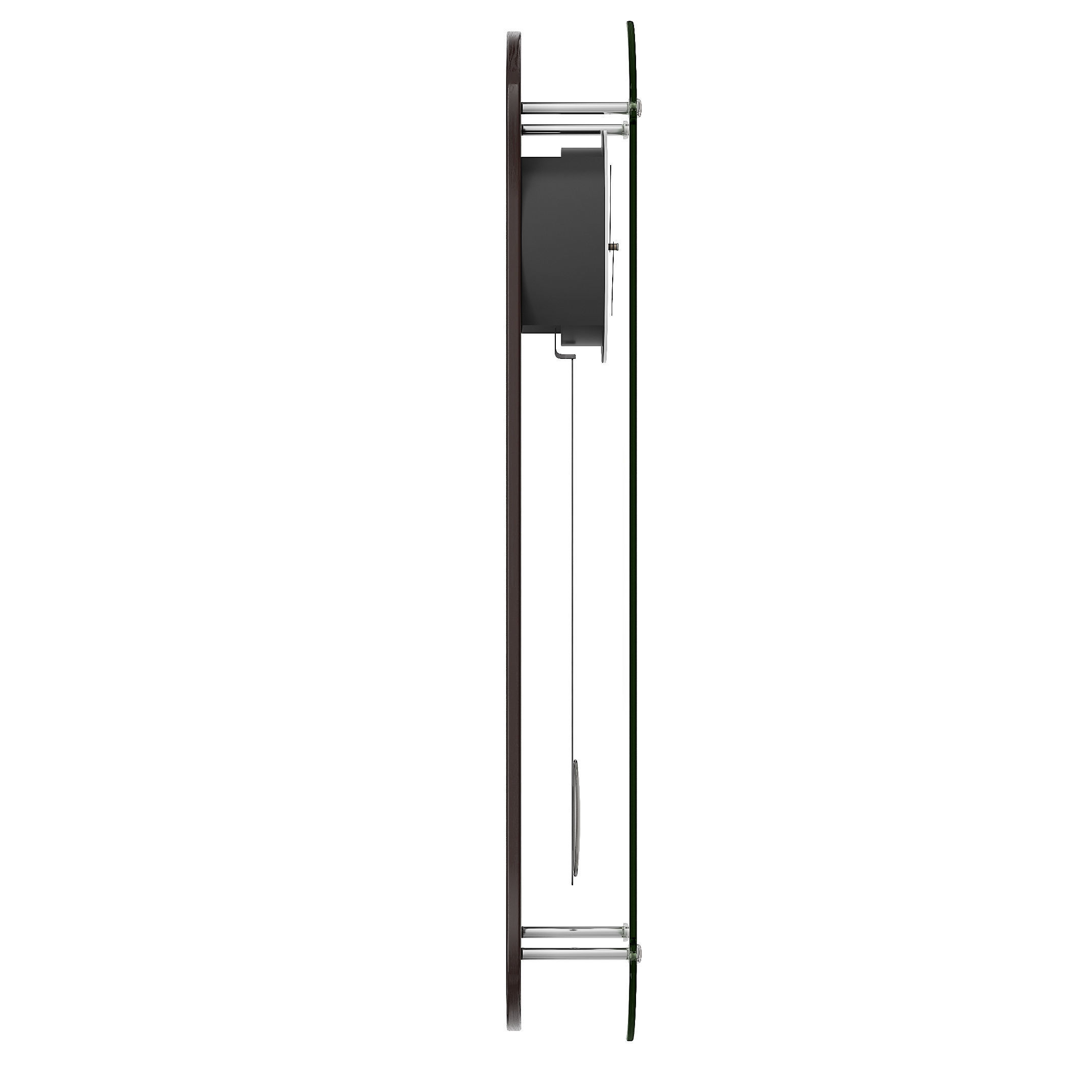 Classic wall clock with pendulum 3D model_6