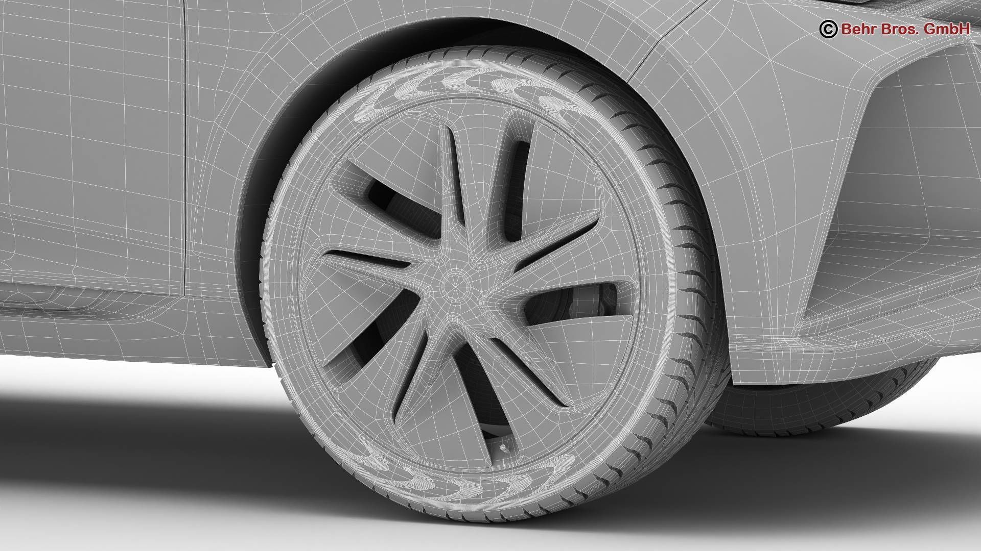 Generic Future EV SUV 3D model_23