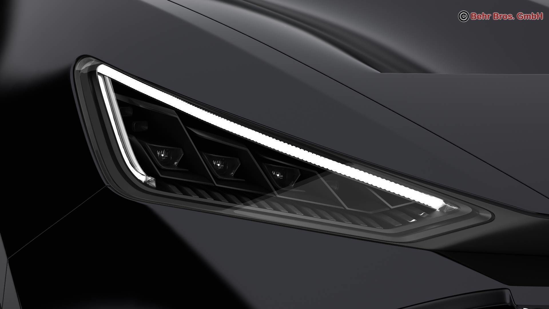 Generic Future EV SUV 3D model_9