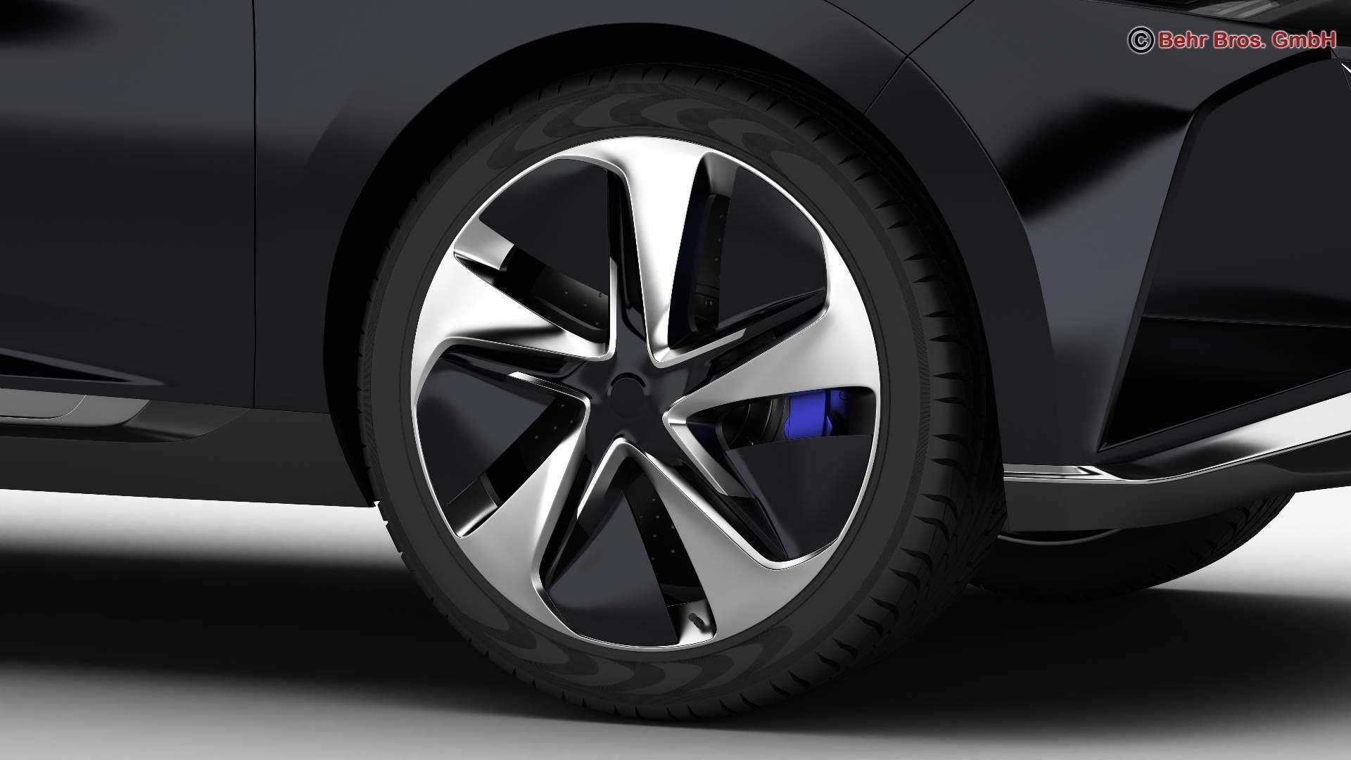 Generic Future EV SUV 3D model_8