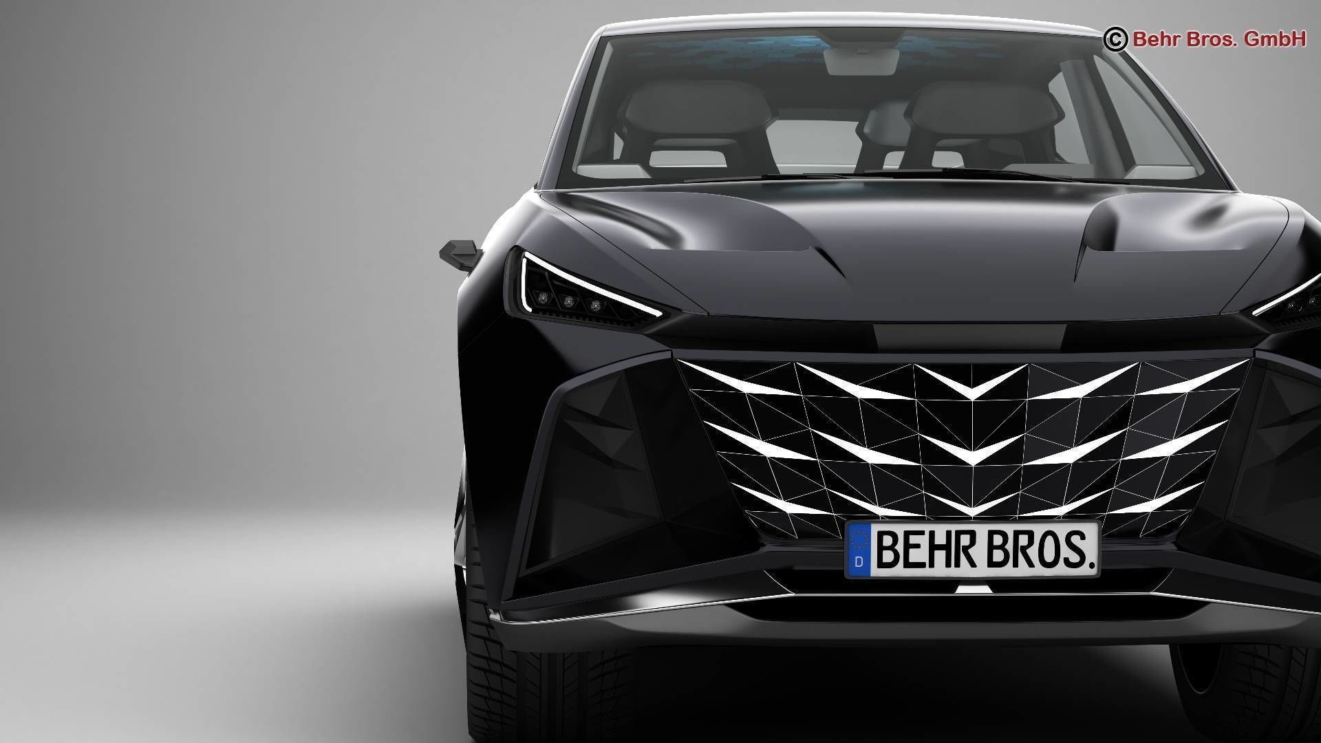 Generic Future EV SUV 3D model_7