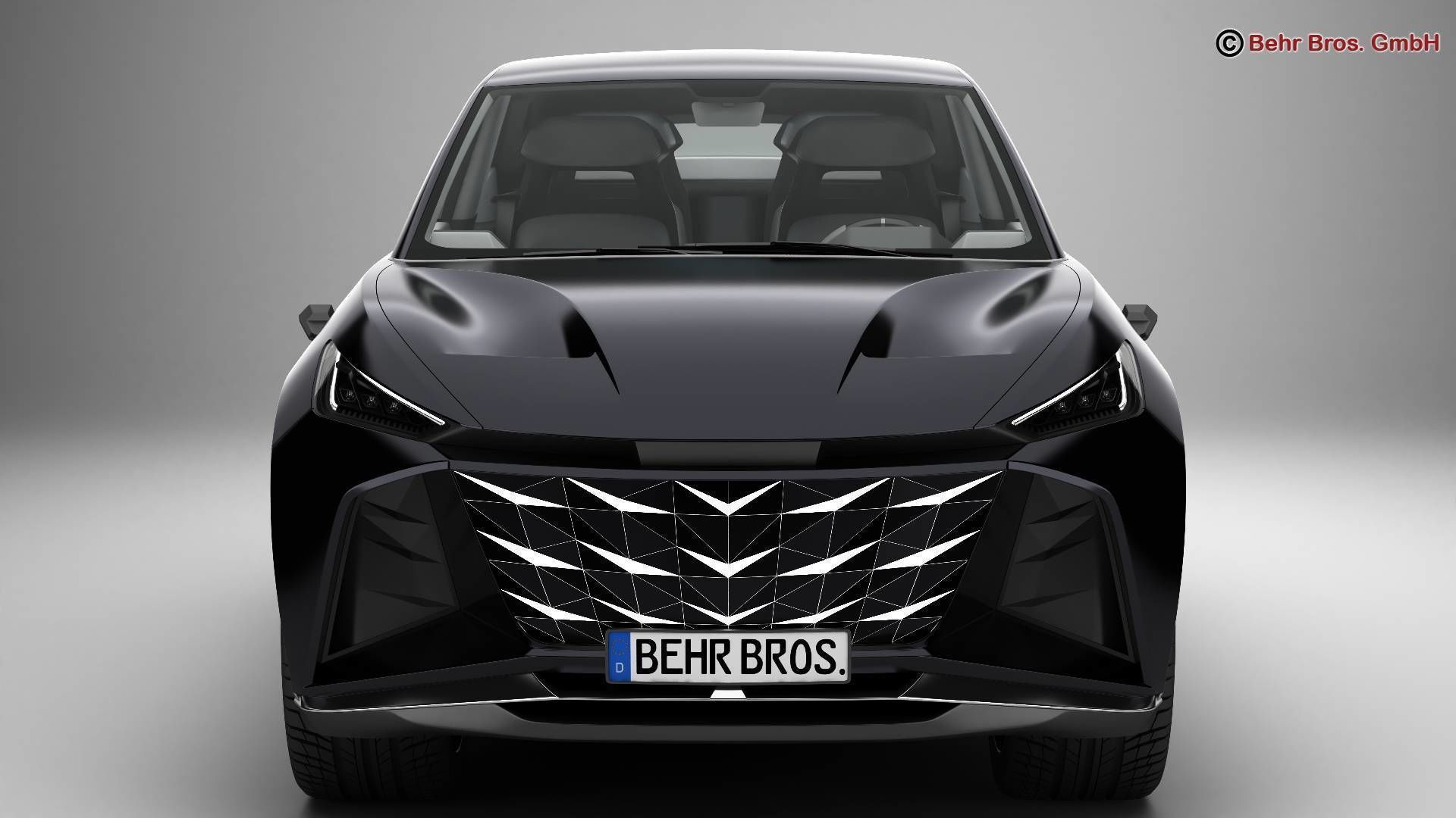 Generic Future EV SUV 3D model_6