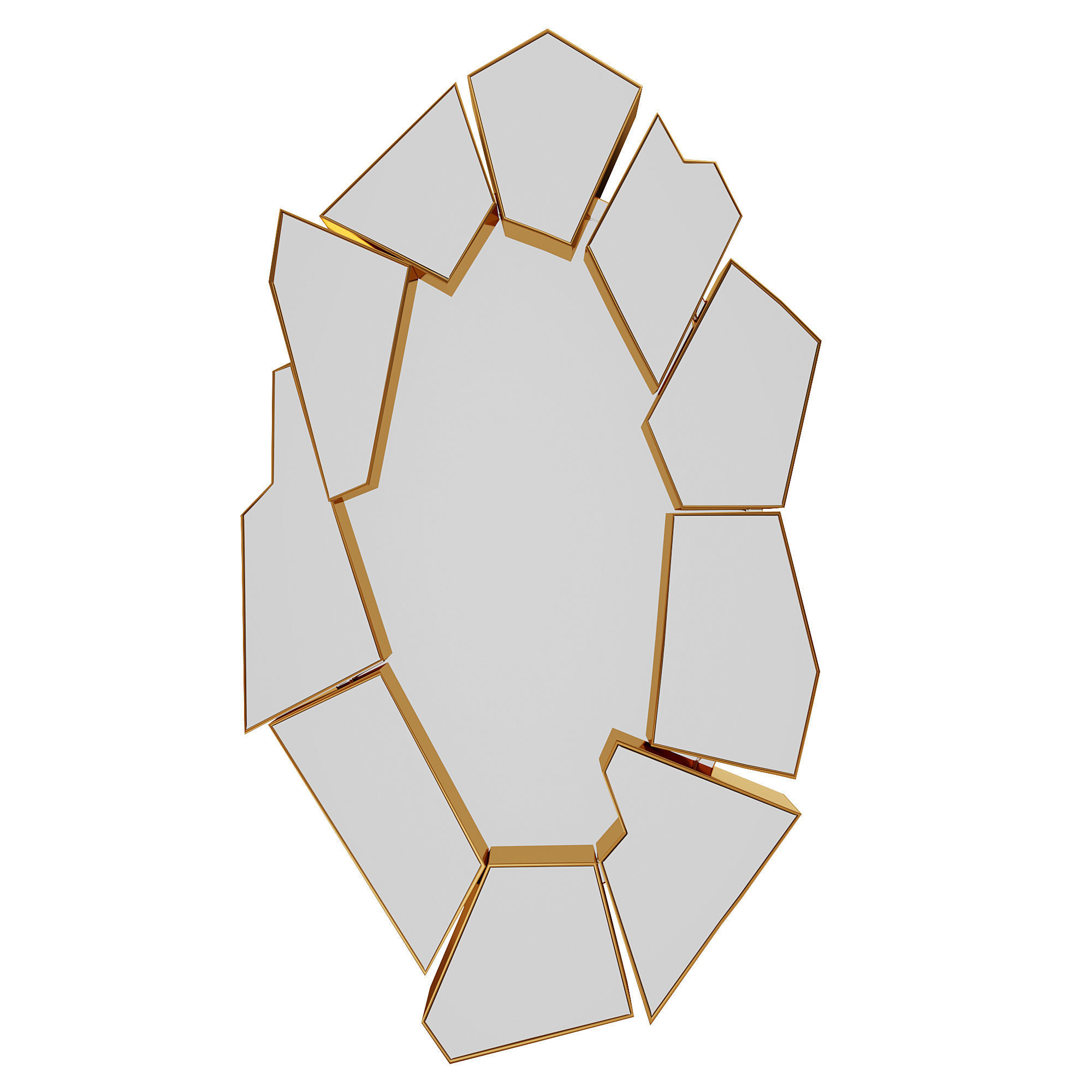 CRACKLE MIRROR  3D model_4