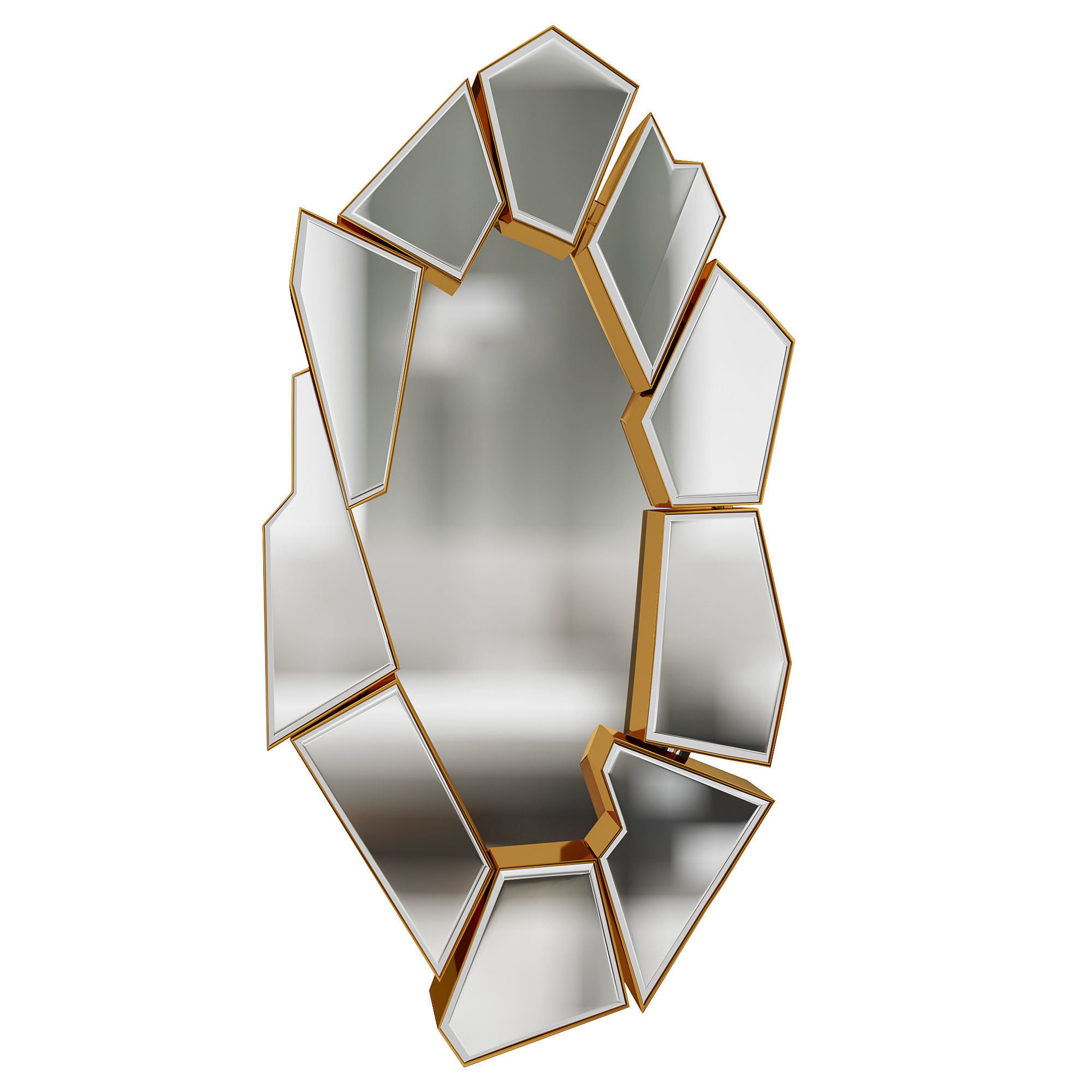 CRACKLE MIRROR  3D model_3