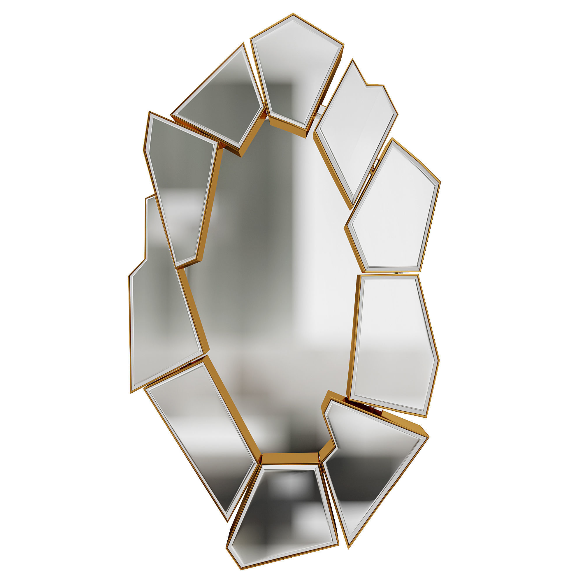 CRACKLE MIRROR  3D model_7
