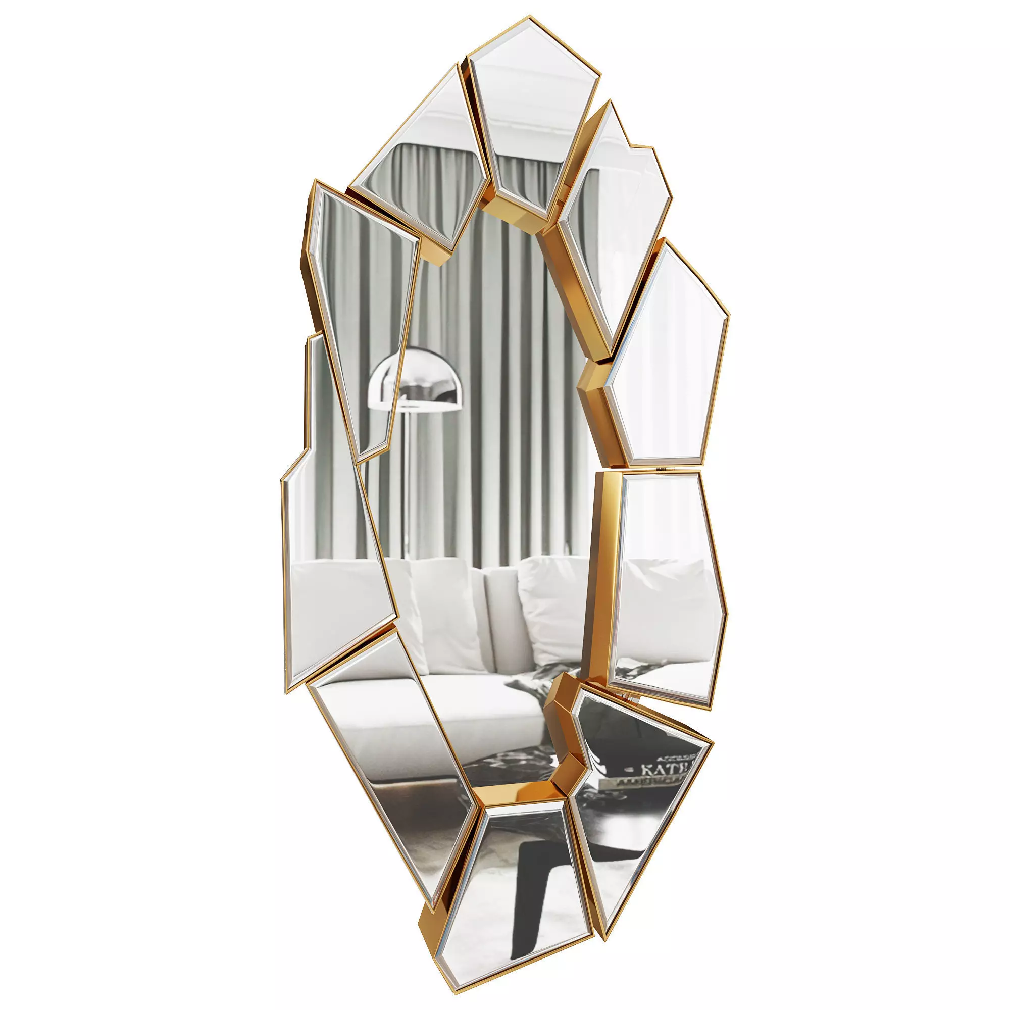 CRACKLE MIRROR  3D model_0