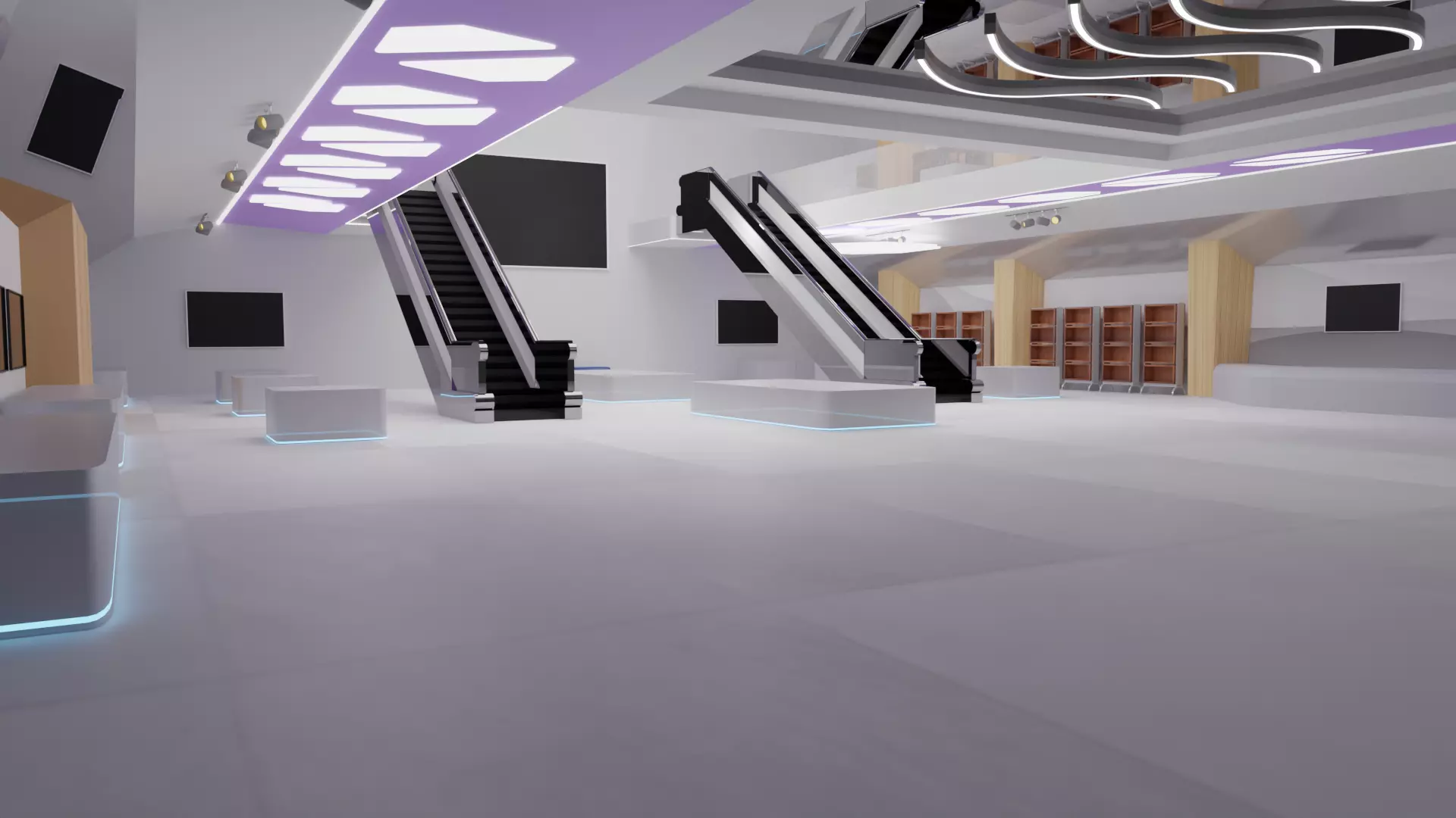 electronic store Free 3D model_0