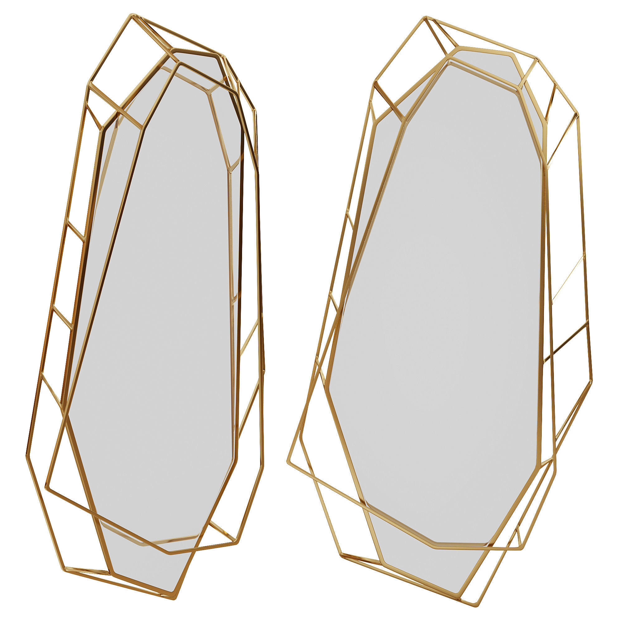 DIAMOND BIG MIRROR  3D model_3