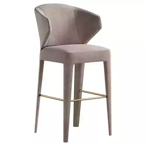 LAPEL BARSTOOL by bakerfurniture