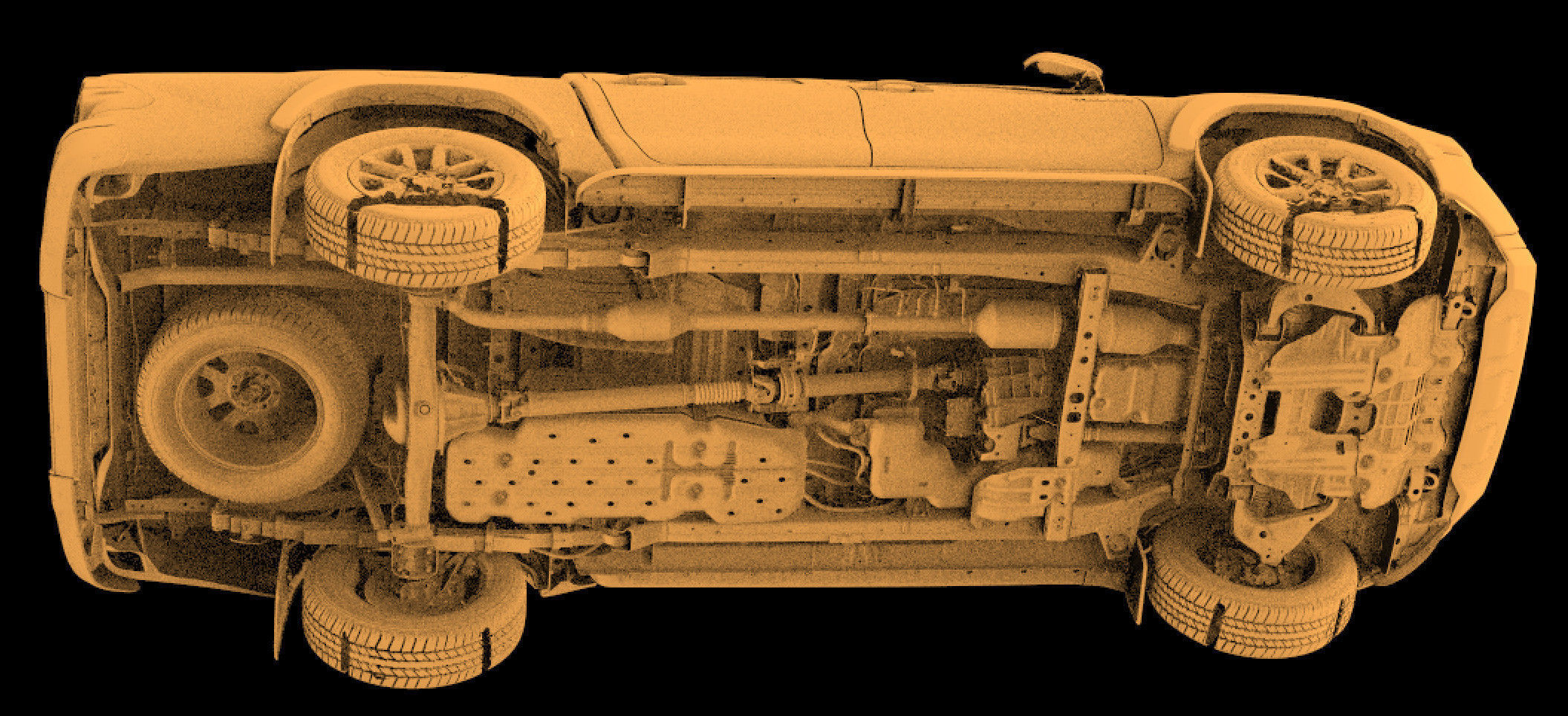 Toyota Hilux Pickup AN120 130 Native 3D Exterior Scan 2020 3D model_2