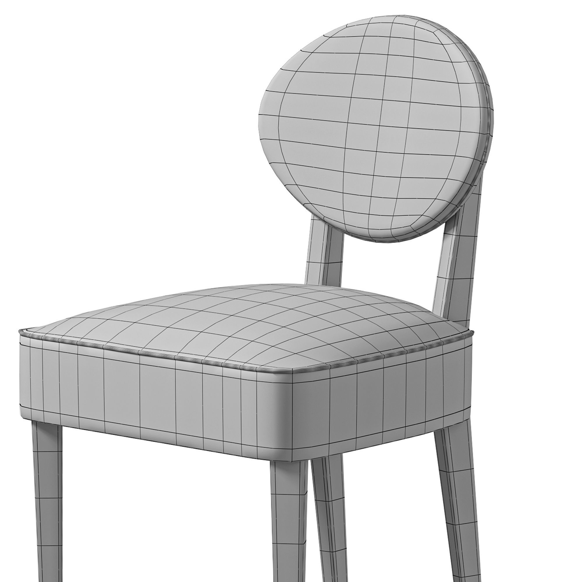 Sphere chair by collinet 3D model_5